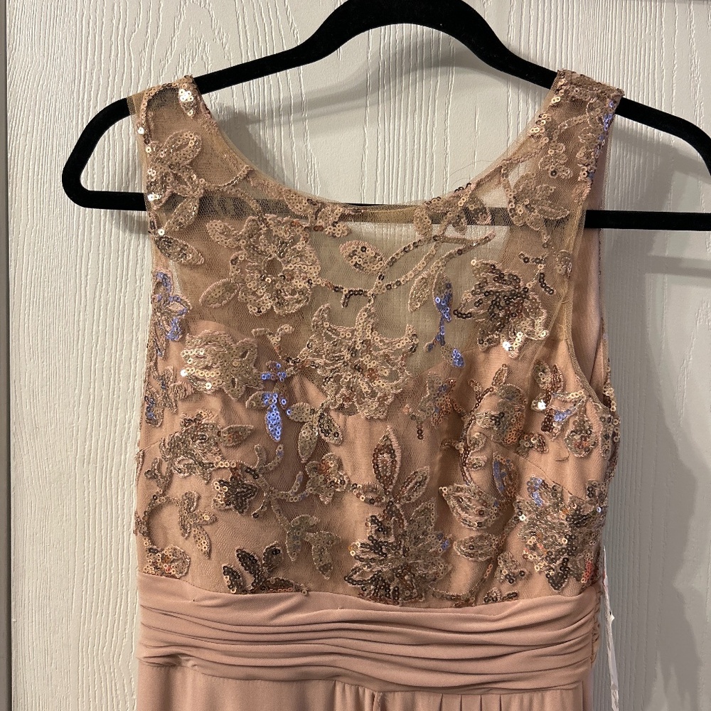 R&M Richard’s embellished gown. NWT
